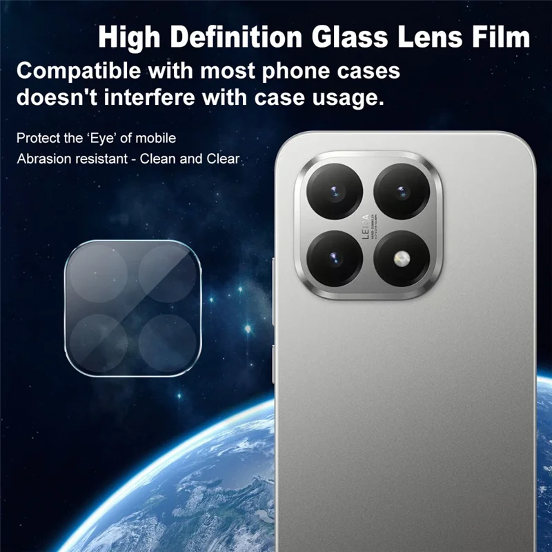 IMAK For Xiaomi 15T Camera Lens Protector Slim Tempered Glass Lens Film