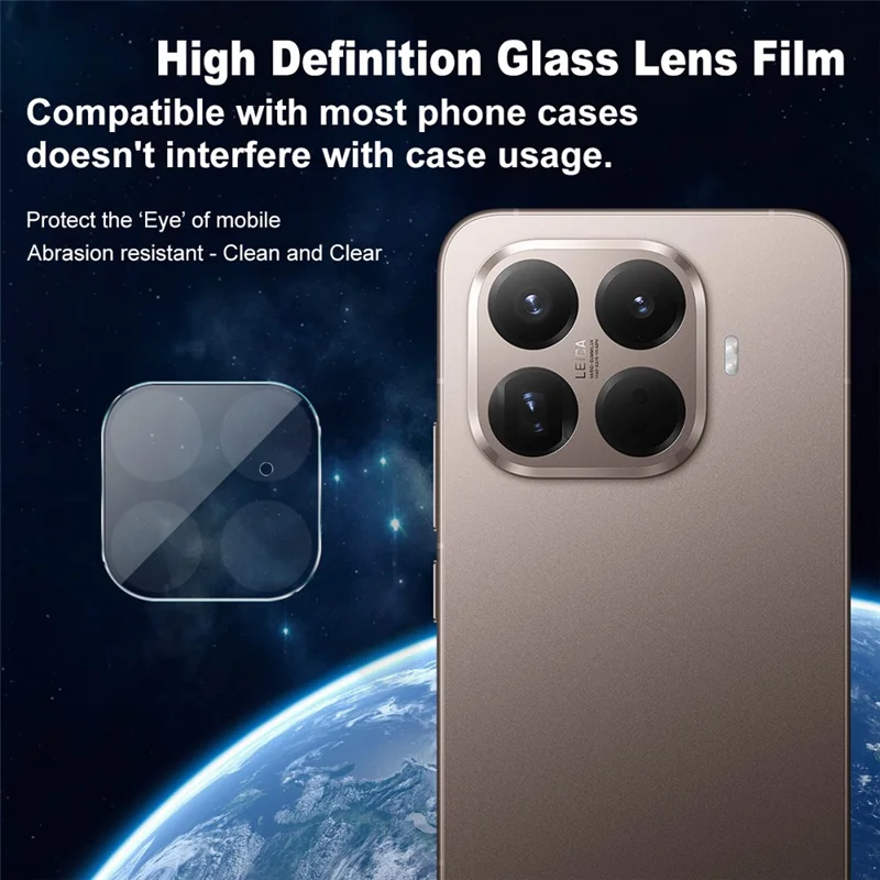 IMAK For Xiaomi 15T Pro Camera Lens Protector Slim Tempered Glass Lens Film