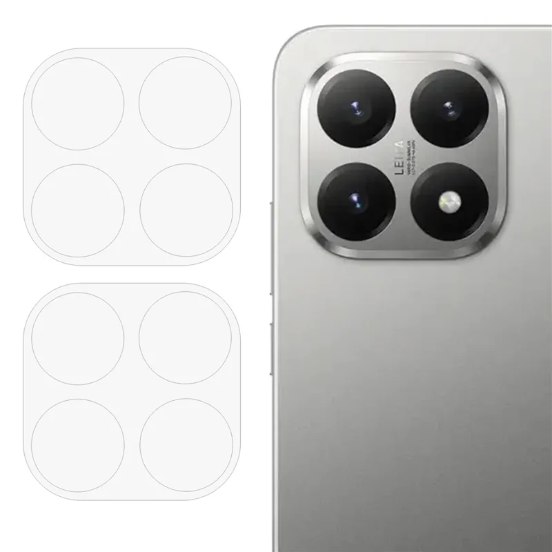 2PCS For Xiaomi 15T Camera Lens Protector 2.5D Tempered Glass Lens Film
