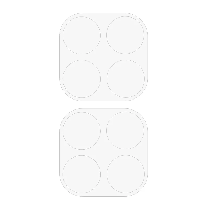2PCS For Xiaomi 15T Camera Lens Protector 2.5D Tempered Glass Lens Film
