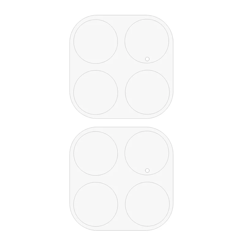 2 stuks voor Xiaomi 15T Pro camerabeschermfolie 2.5D gehard glas lensfolie