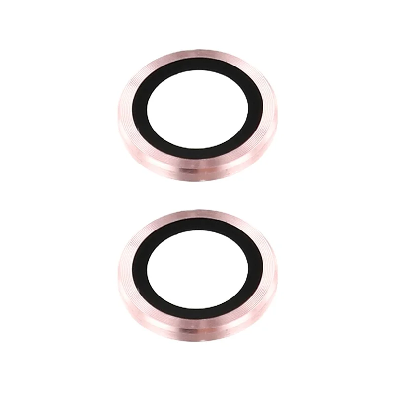 Per Xiaomi 17 Pro 1 Set Camera Lens Protector Metal Frame + Pellicola in Vetro Temperato - Rosa