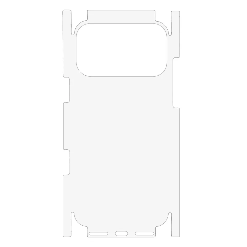 Protezione posteriore per iPhone 17 Pro Max Copertura completa Pellicola morbida in PET