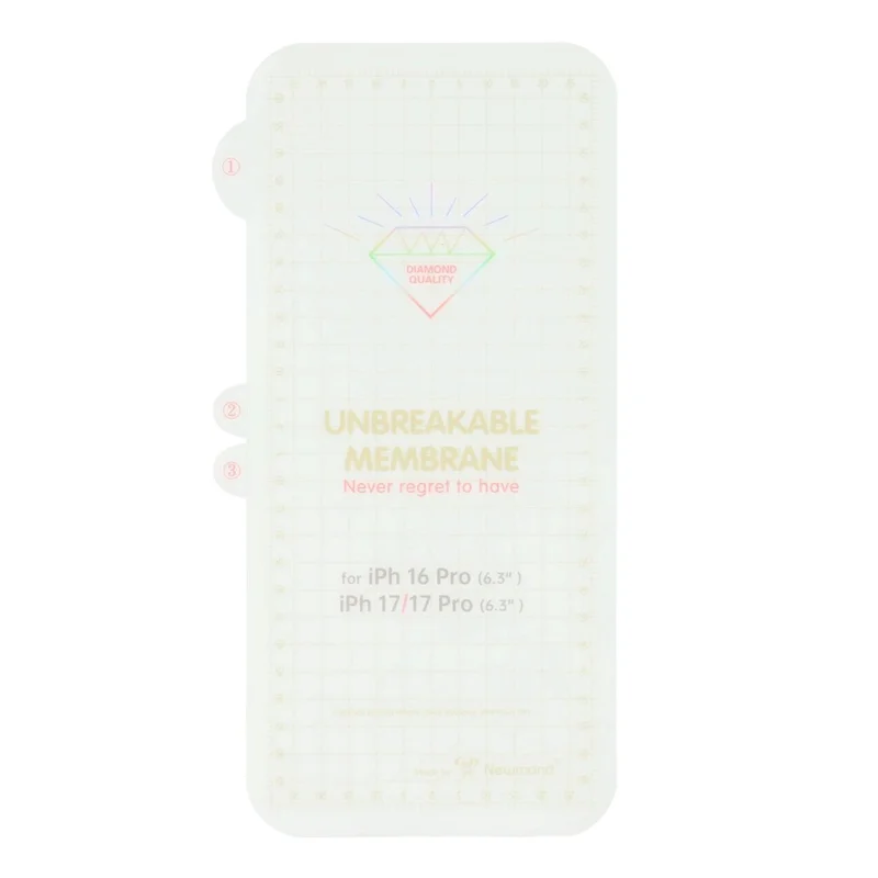 PET-Bildschirmfolie für iPhone 17 Pro / 17 / 16 Pro HD Klare Hydrogel-Bildschirmschutzfolie