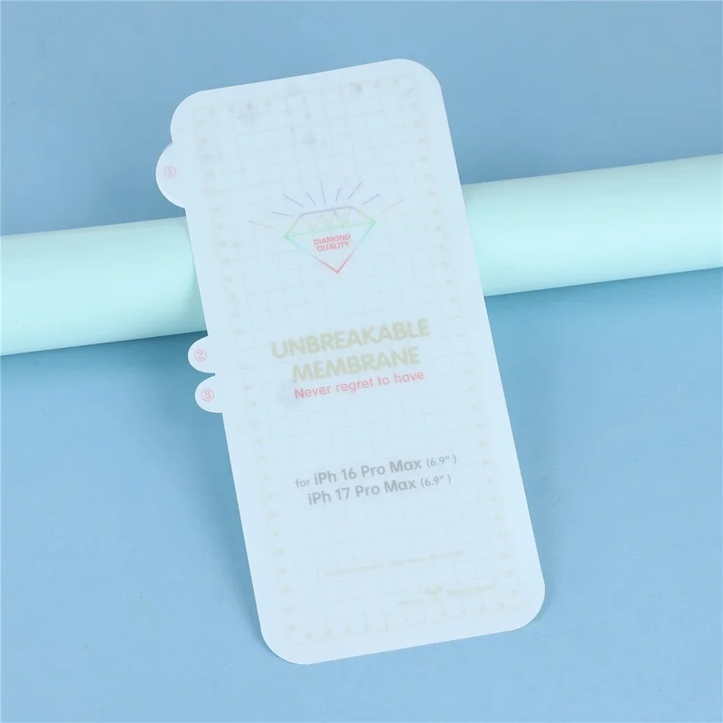 Protetor de Tela Hidrogel PET HD Transparente para iPhone 17 Pro Max / 16 Pro Max