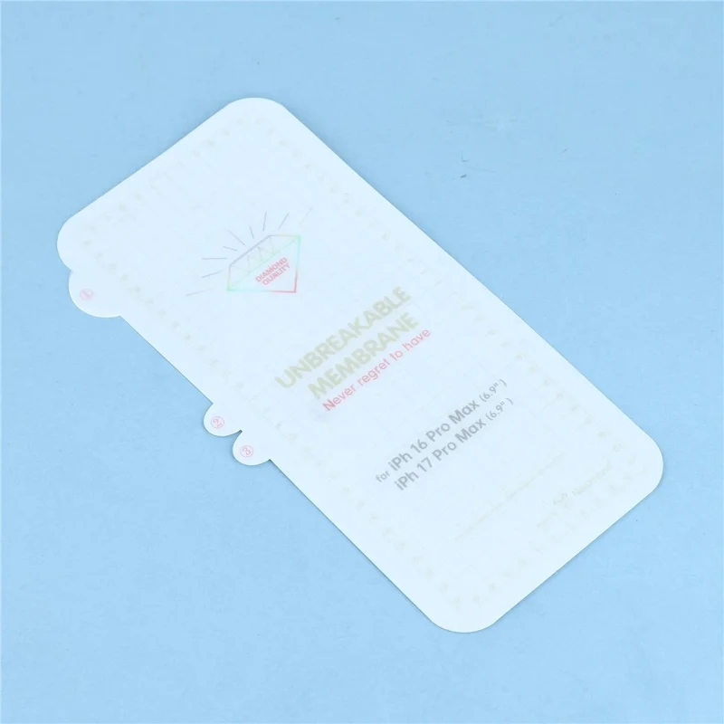 Protetor de Tela Hidrogel PET HD Transparente para iPhone 17 Pro Max / 16 Pro Max