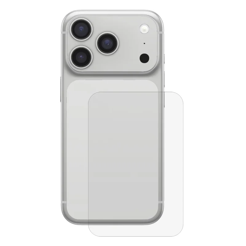 For iPhone 17 Pro Back Screen Protector Guard Matte PET Anti-Fingerprint Film (Not Full Coverage)