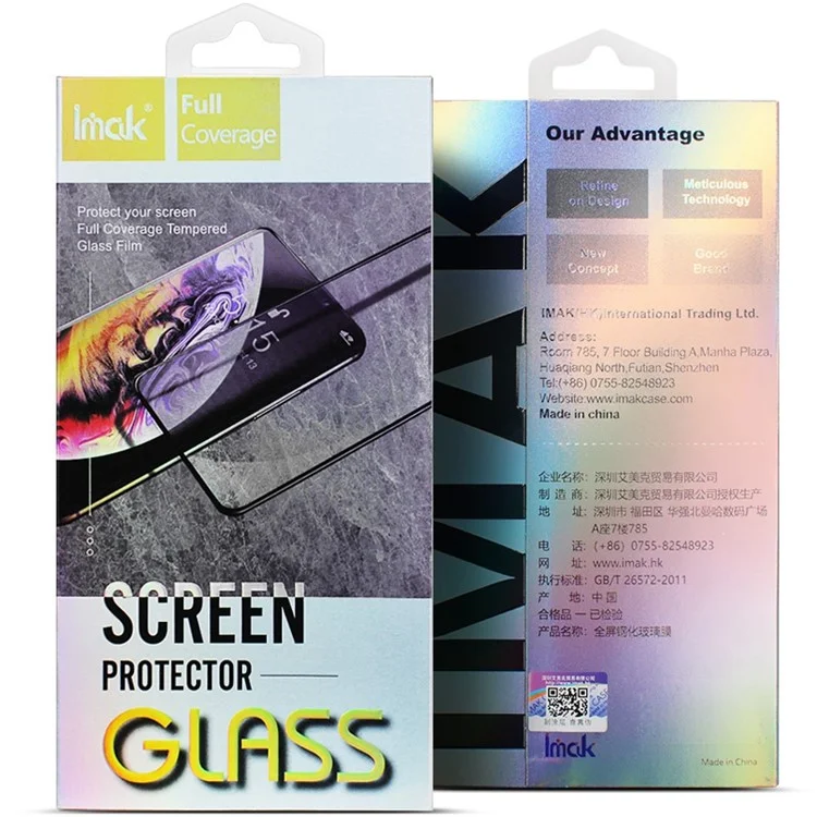 IMAK Pro+ Series for Xiaomi Redmi Note 12 Pro+ 5G  /  Note 12 Explorer 5G  /  Note 12 Trendy Edition Complete Covering Anti-explosion Tempered Glass Screen Protector Full Glue Protective Film