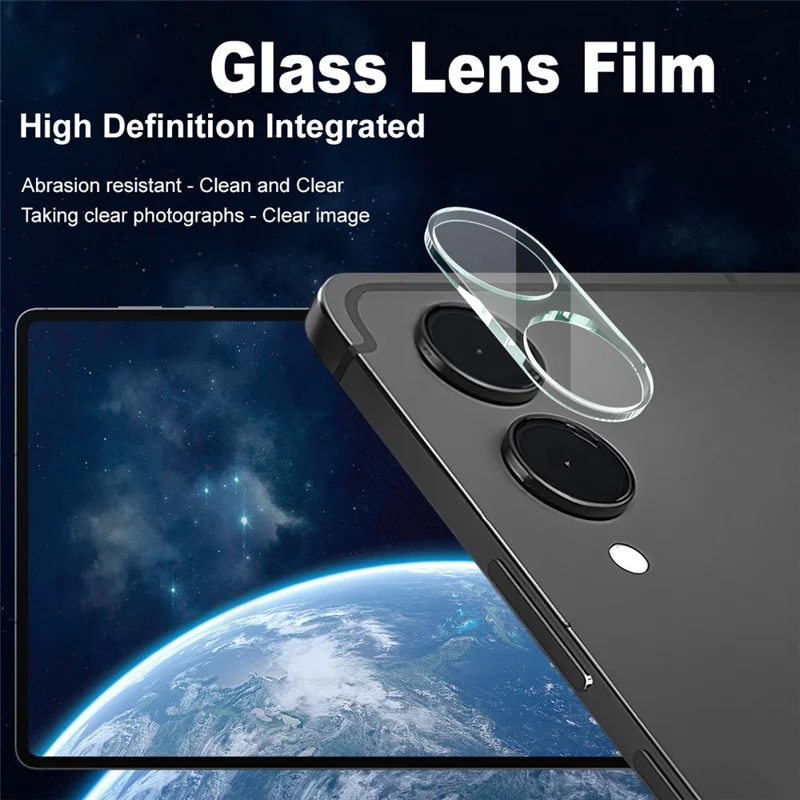 IMAK For Samsung Galaxy Tab S11 Ultra Tempered Glass Full Coverage Camera Lens Protector + Acrylic Lens Cap