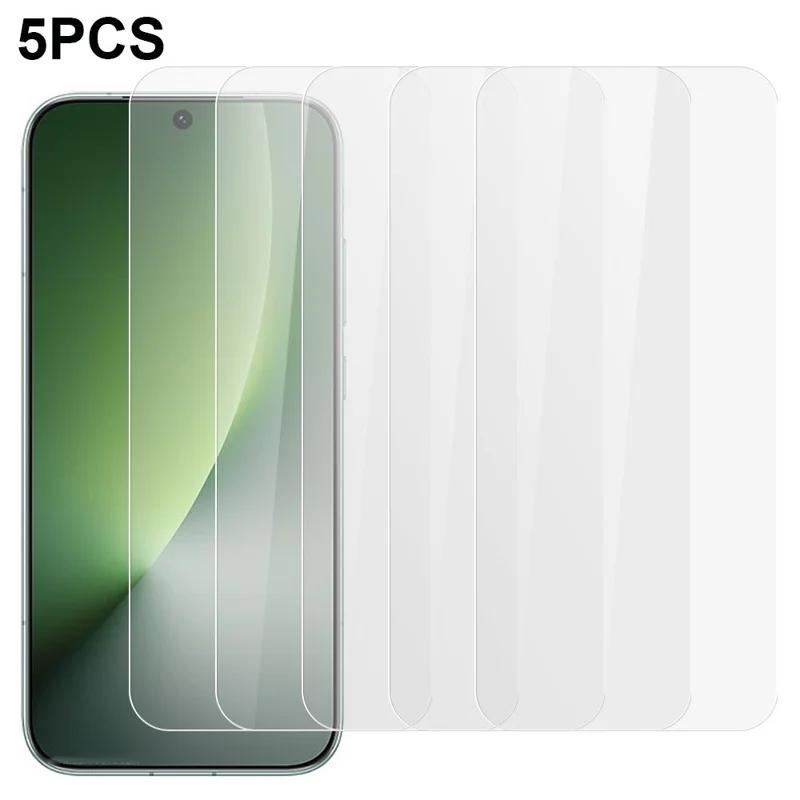 5Pcs For Honor Magic8 5G Front Screen Protector 0.3mm 2.5D Tempered Glass Clear Film