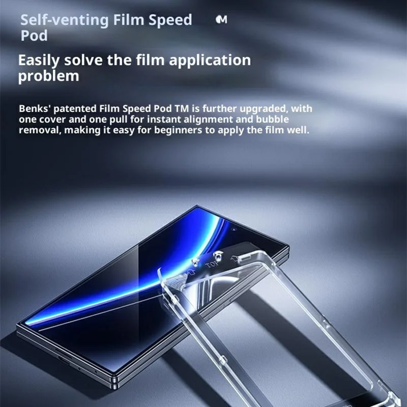 BENKS For Samsung Galaxy Z Fold7 5G Corning Gorilla Glass Full Screen Protector AR Anti-Glare Full Glue HD Clear Film