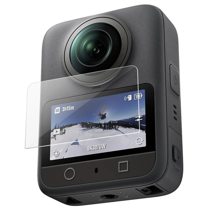 IMAK für DJI Osmo 360 Klar gehärtetes Glas Bildschirmschutz mit selbstpositionierendem Rahmen