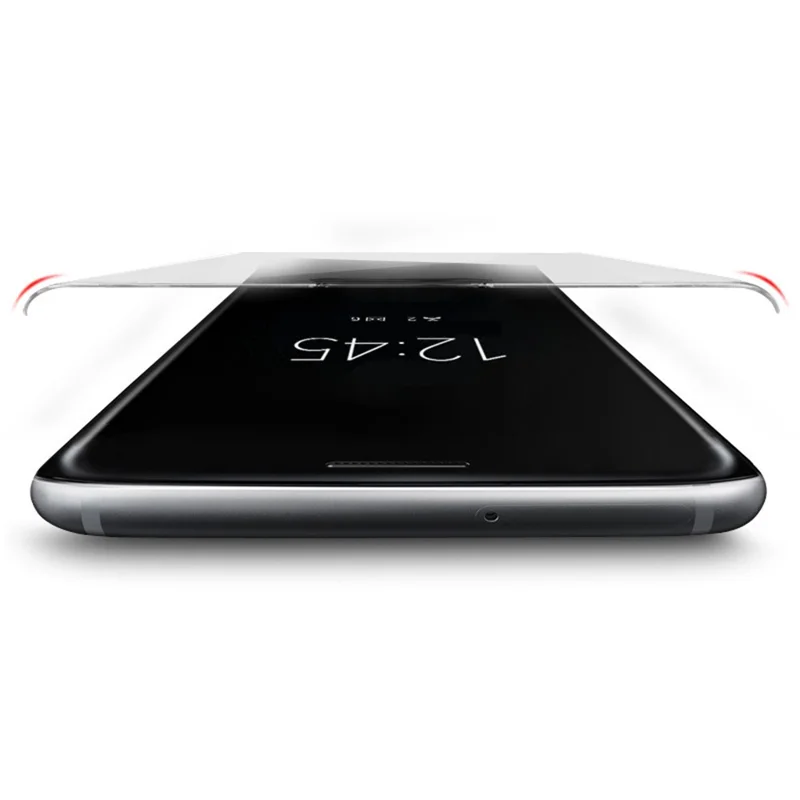 IMAK For TECNO Spark Slim 4G / Pova Slim 5G Full Screen Protector Side Glue 3D Curved Tempered Glass Film (No Edge Version) (Fingerprint Unlock)