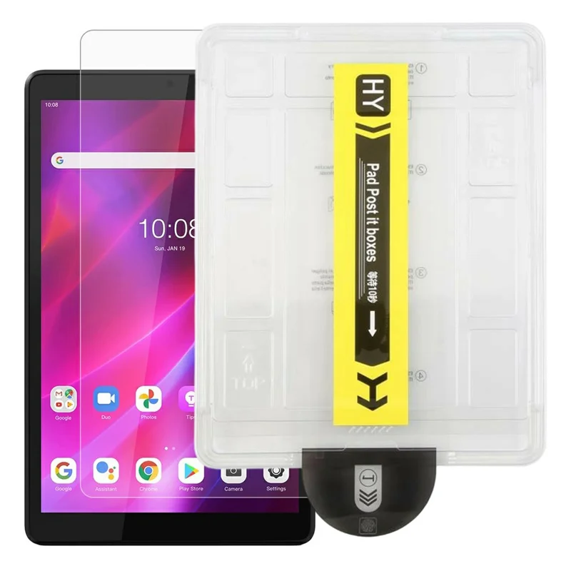 For Lenovo Tab 8 Screen Protector Tempered Glass HD Film with Automatic Dust Removal Tool