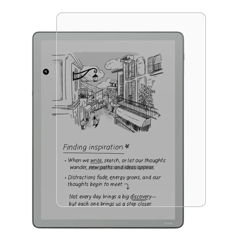 Für Amazon Kindle Scribe (2025) ohne Frontbeleuchtung Gehärtetes Glas-Displayschutzfolie 0,3 mm Bogenrand HD Vollbildschirmschutz