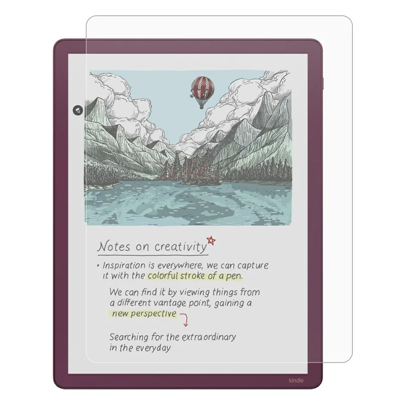 For Amazon Kindle Scribe Colorsoft Tempered Glass Film 0.3mm Arc Edge HD Full Screen Protector