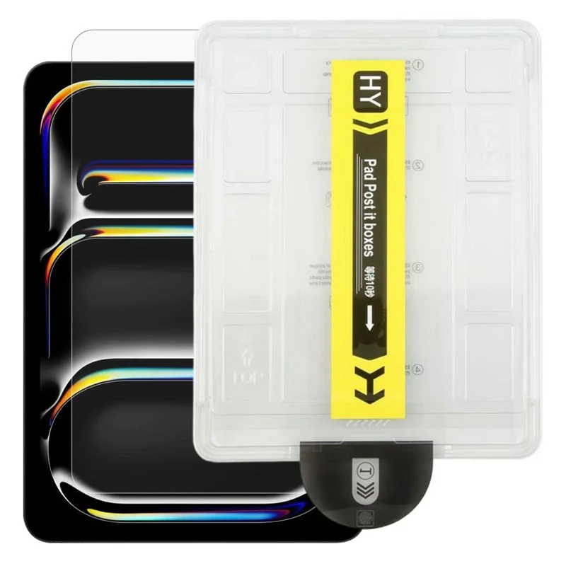 For iPad Pro 13 (2025)  /  (2024) Screen Protector Tempered Glass HD Film with Automatic Dust Removal Tool