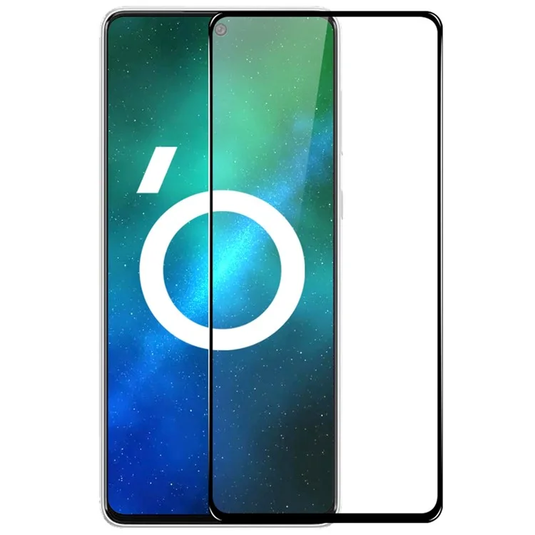 NORTHJO A+ 0.3mm 2.5D Screen Protector for Samsung Galaxy A73 5G, Full Cover Silk Printing High Aluminum-silicon Glass Anti-fingerprint Film - Black