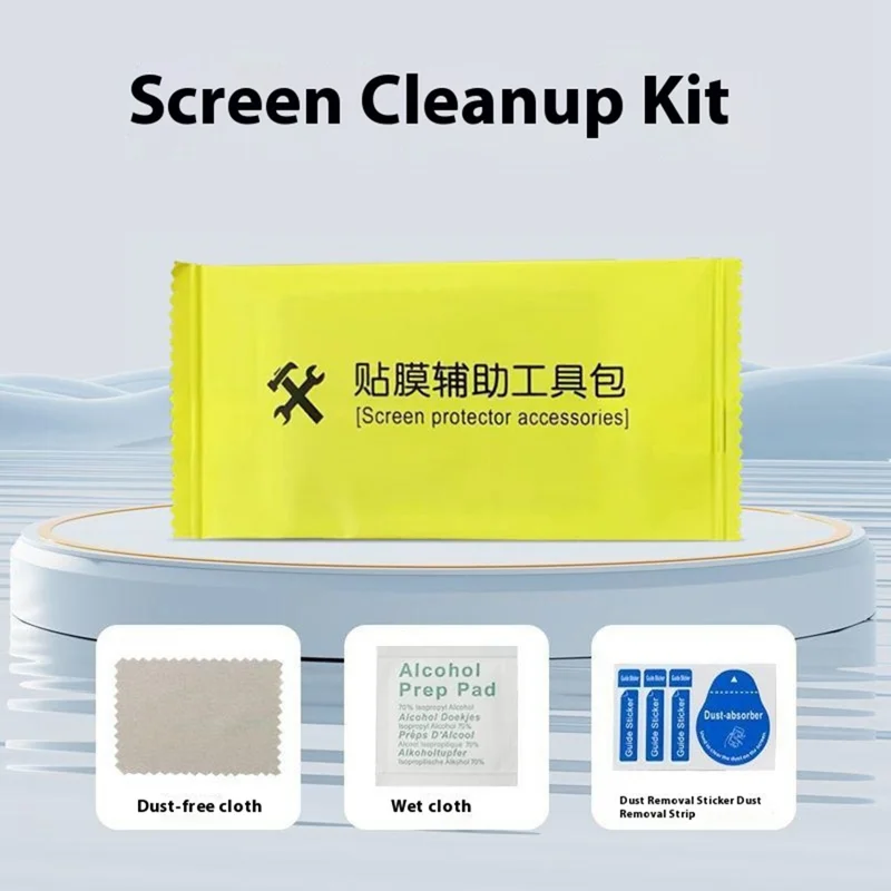ESHMILY Voor iPhone 17 Pro Max Screen Protector 2.5D Hoog Aluminium-Siliciumglas Heldere Folie met Gemakkelijke Installatie Tool