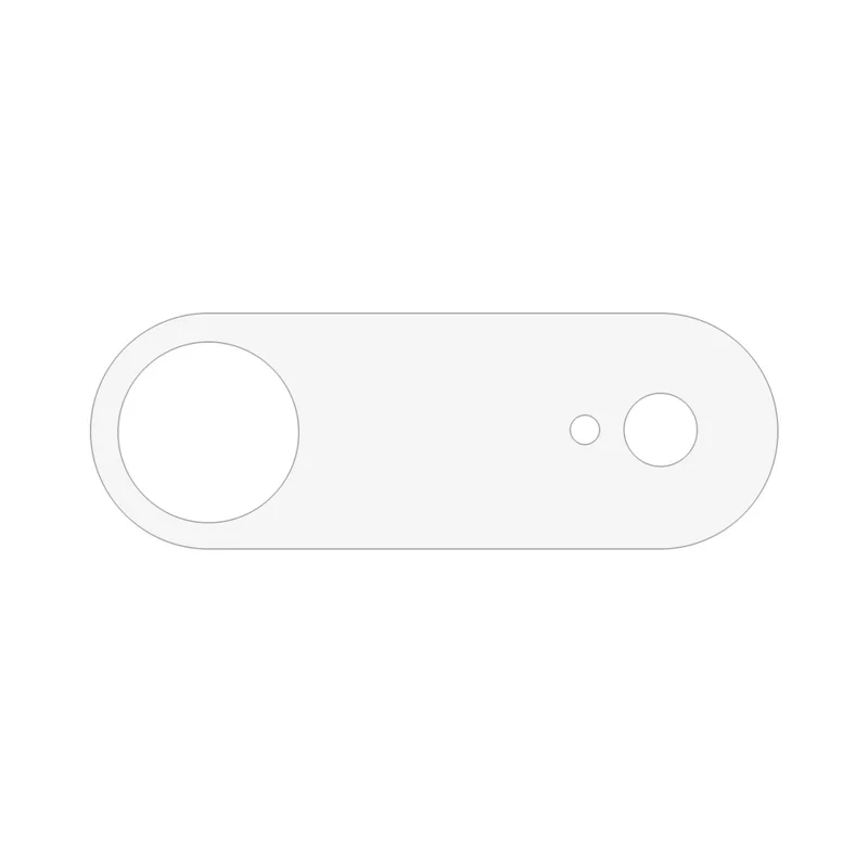 Película de lente de cámara iPhone Air Ultra Fina Mate Antirayado Protector de base de lente PET