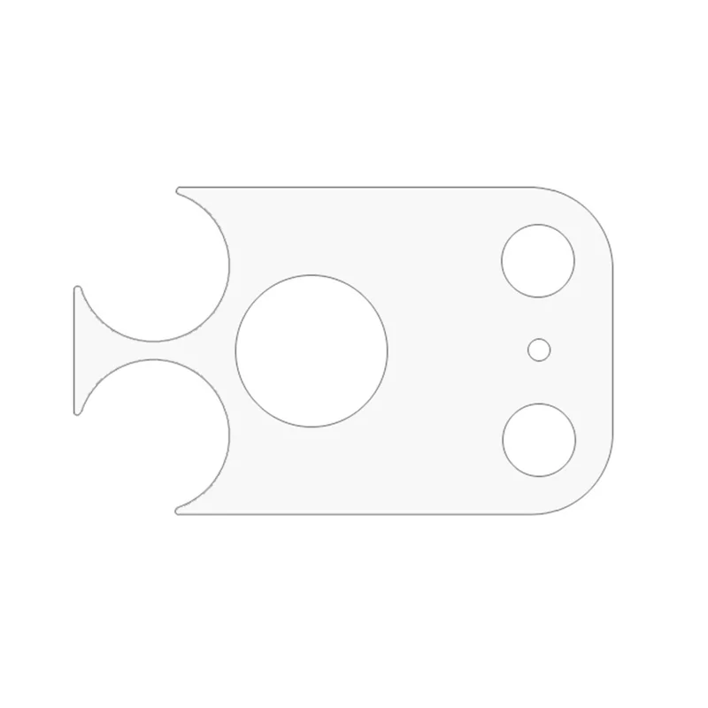 Для iPhone 17 Pro Max Защитная пленка для камеры Ультратонкая матовая противоударная защитная пленка PET для объектива