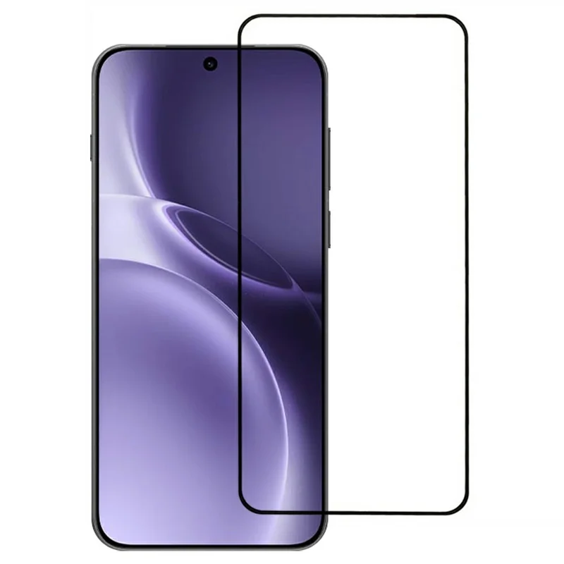 For vivo X300 Pro 5G Screen Protector Full Glue Silk Printing Tempered Glass Film Support Fingerprint Unlock