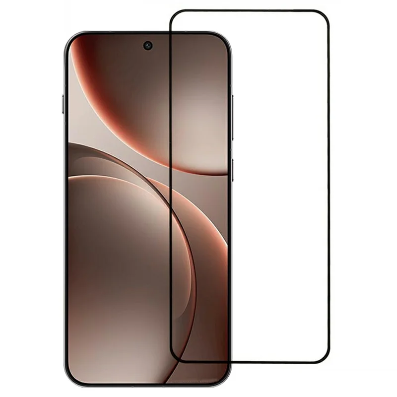 For Oppo Find X9 5G Screen Protector Full Glue Silk Printing Tempered Glass Film Support Fingerprint Unlock
