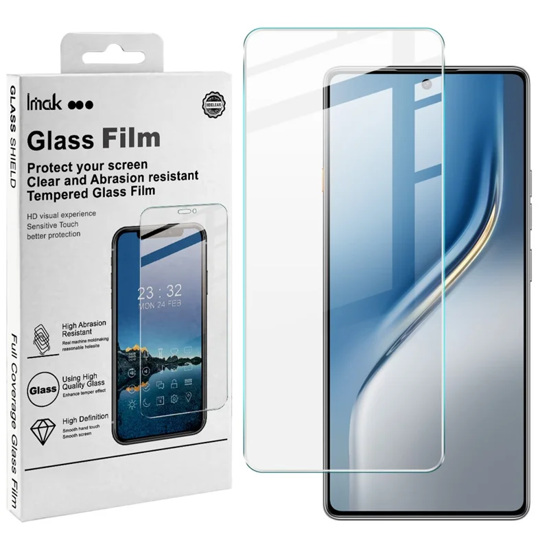 IMAK H Series для TECNO Camon 40 4G Защитное стекло для экрана (не полное покрытие) (Разблокировка по отпечатку пальца)