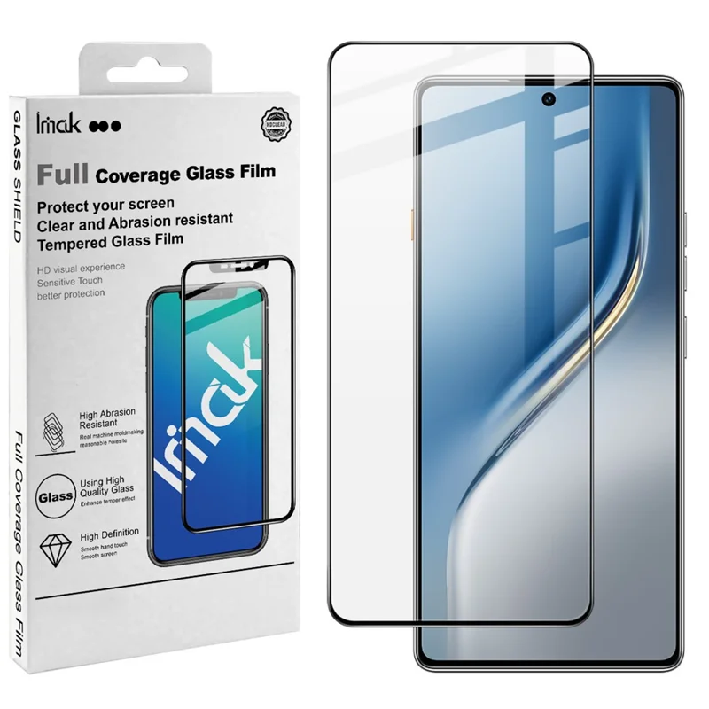 IMAK Pro+ Series For TECNO Camon 40 4G Protector de pantalla Película de vidrio templado de cobertura completa (Desbloqueo de huella digital)