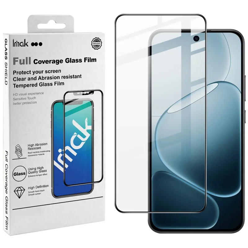 IMAK Pro+ Series For Oppo A6 Pro 4G / 5G Screen Protector Full Coverage Tempered Glass Film (Fingerprint Unlock)