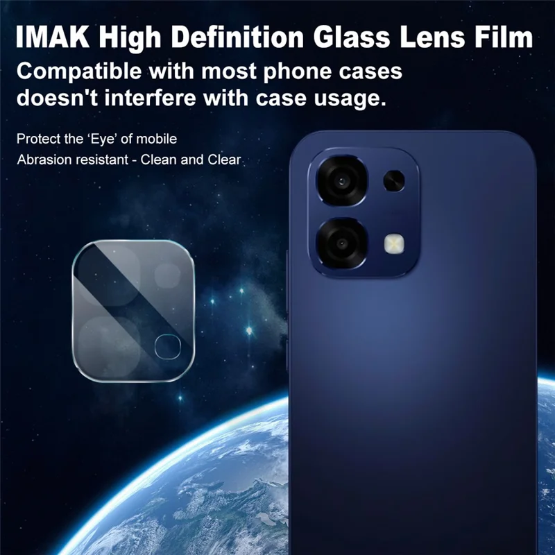 IMAK для Oppo A6 Pro 4G / 5G Защитная пленка для объектива камеры Slim Tempered Glass Lens Film