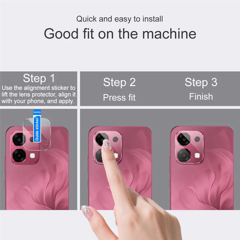 IMAK для Oppo A6 Pro 4G / 5G Защитная пленка для объектива камеры Slim Tempered Glass Lens Film