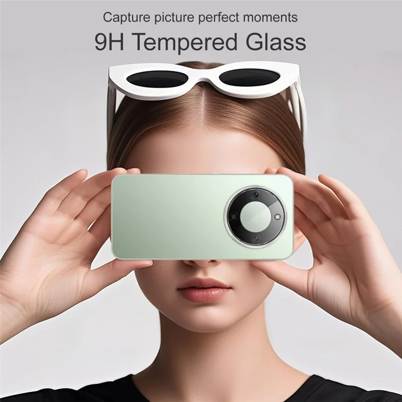 IMAK Full Coverage Camera Lens Protector for Honor X70 5G / Magic8 Lite 5G / X9d 5G Slim Tempered Glass Lens Film