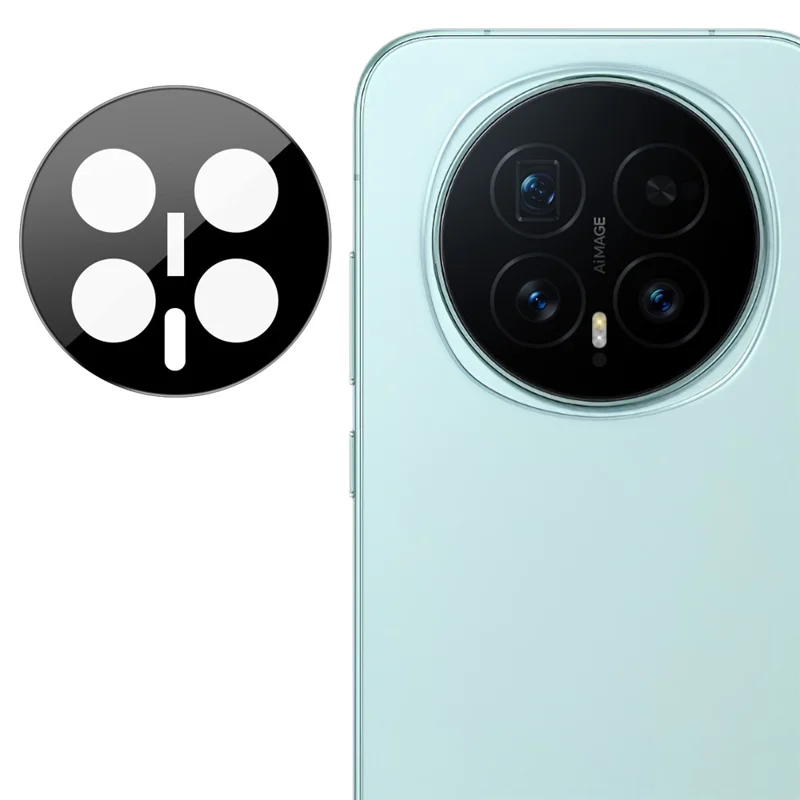 IMAK For Honor Magic8 5G Full Coverage Camera Lens Protector Tempered Glass HD Clear Lens Film (Black Version)