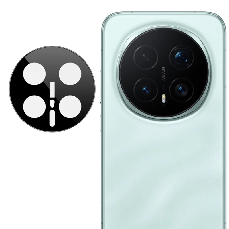 IMAK For Honor Magic8 Pro 5G Full Coverage Camera Lens Protector Tempered Glass HD Clear Lens Film (Black Version)