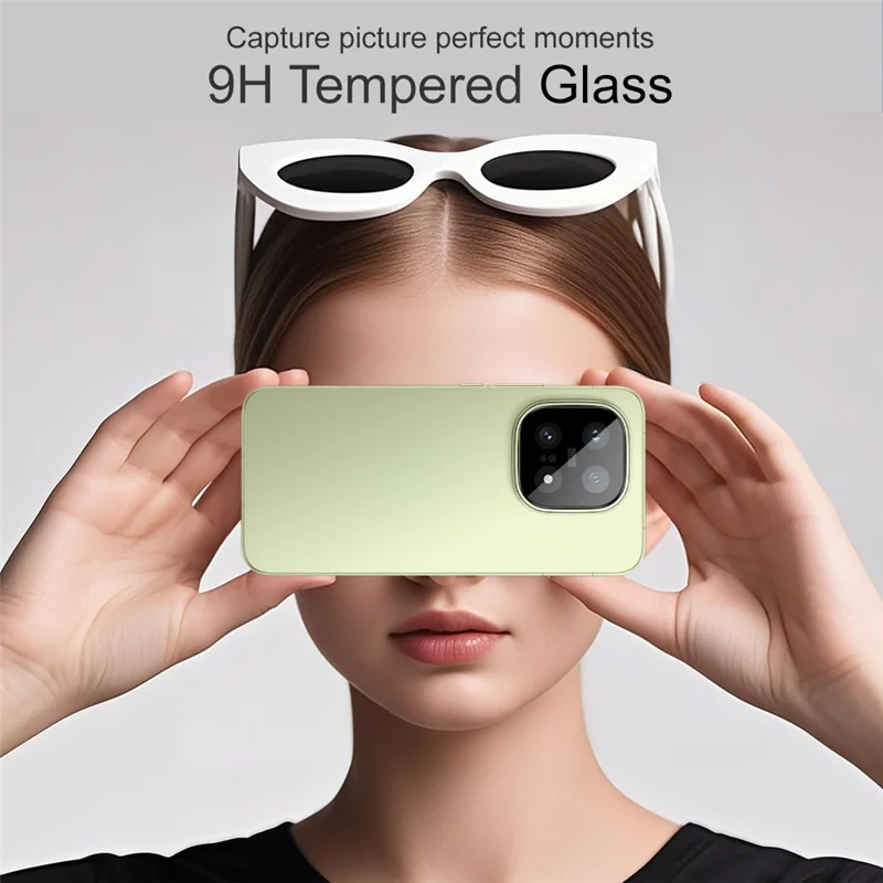 IMAK For vivo iQOO 15 5G Full Coverage Camera Lens Protector Tempered Glass HD Clear Lens Film (Black Version)