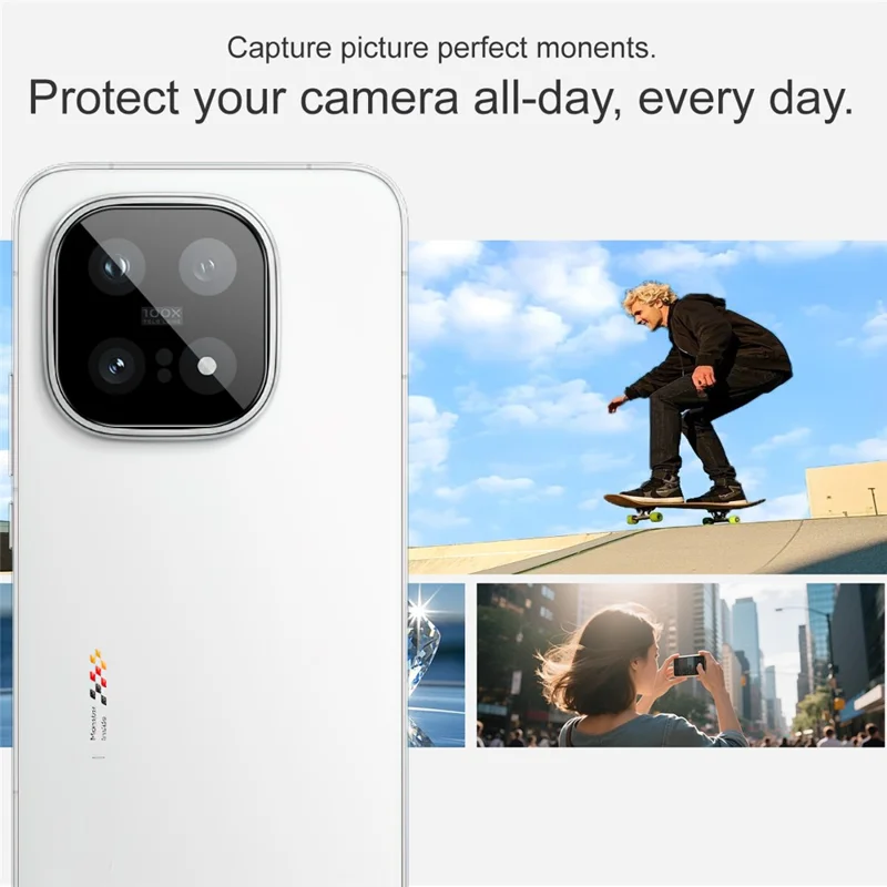 IMAK For vivo iQOO 15 5G Full Coverage Camera Lens Protector Tempered Glass HD Clear Lens Film (Black Version)