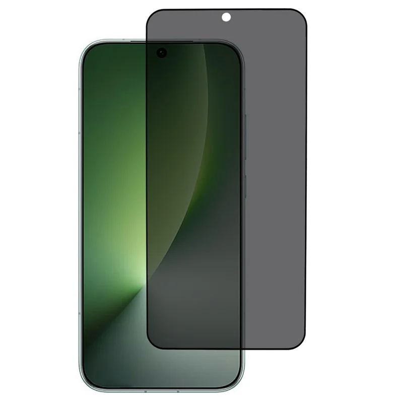 For Honor Magic8 5G Tempered Glass 180 Degree Anti-Peep Film Black Edge Full Glue Full Screen Protector with Fingerprint Unlock