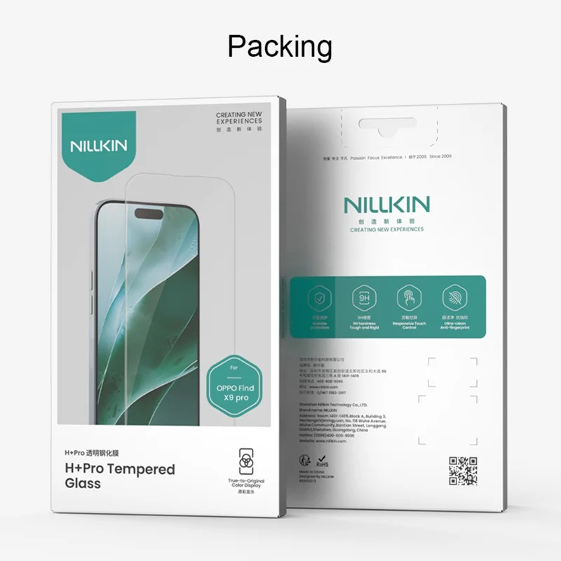 NILLKIN H+Pro for Oppo Find X9 Pro 5G Screen Protector 9H Anti-Scratch Tempered Glass Film