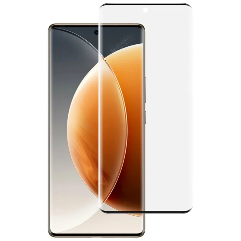 IMAK For TECNO Camon 30S Pro 4G Full Screen Protector Side Glue 3D Curved Tempered Glass Film (No Edge Version) (Fingerprint Unlock)