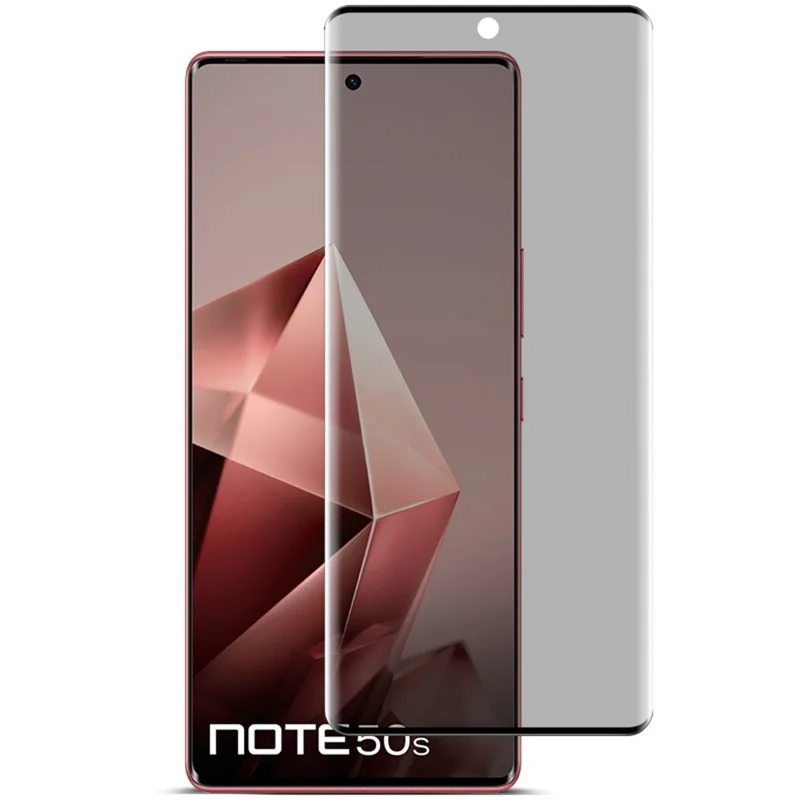 IMAK для Infinix Note 50s 5G Anti Spy Tempered Glass Side Glue Full Screen Protector (No Edge Version)