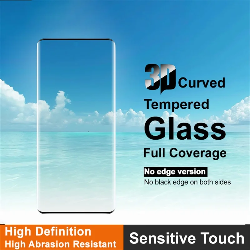 IMAK For Infinix Note 40 Pro+ Full Screen Protector Side Glue 3D Curved Tempered Glass Film (No Edge Version) (Fingerprint Unlock)