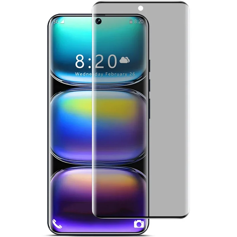 IMAK For Infinix Hot 50 Pro+ 4G Anti Spy Tempered Glass Side Glue Full Screen Protector (No Edge Version)