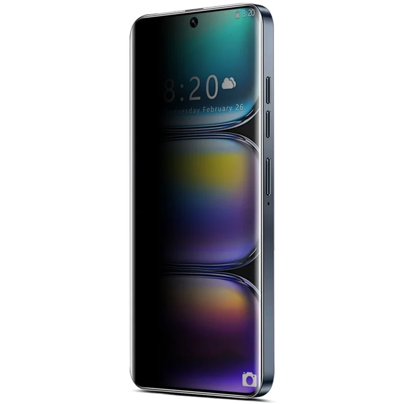 IMAK For Infinix Hot 50 Pro+ 4G Anti Spy Tempered Glass Side Glue Full Screen Protector (No Edge Version)