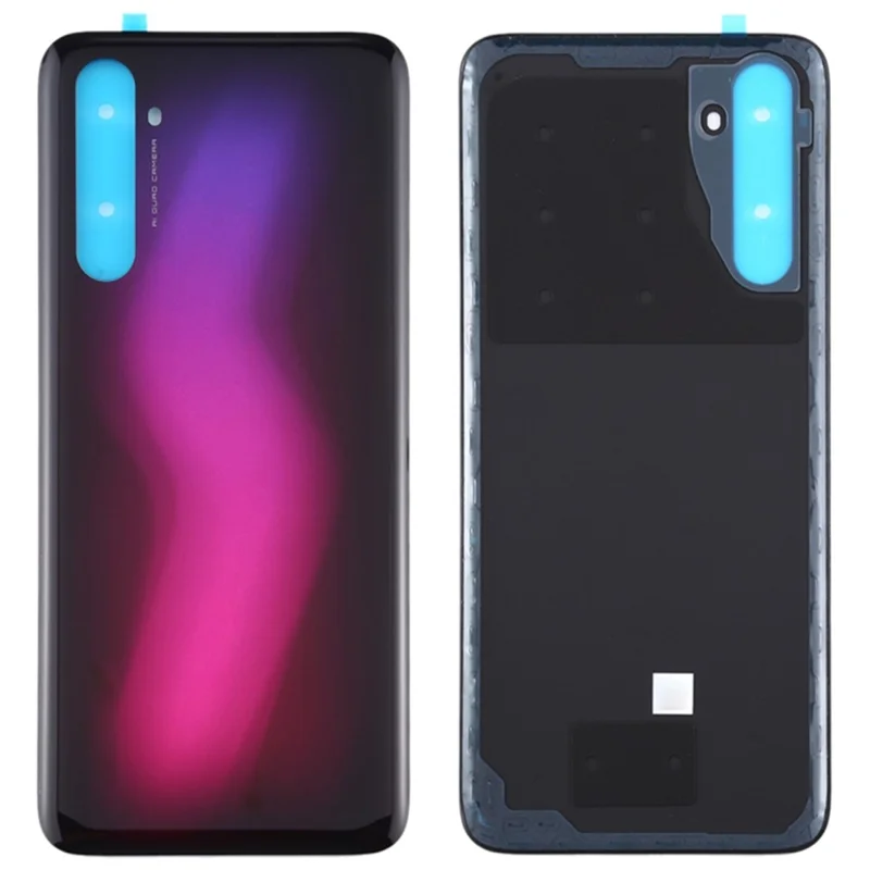 Para Realme 6 Pro OEM Battery Cousing Reemplazo de la Cubierta Posterior - Rojo