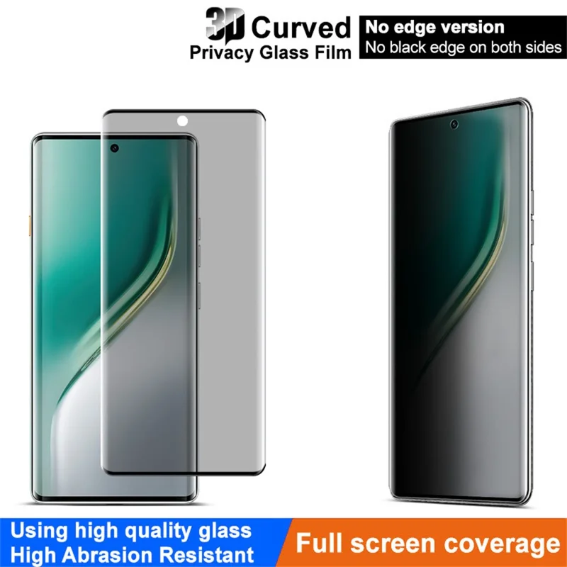 IMAK для TECNO Camon 40 Pro 4G антишпионское закаленное стекло с боковым клеем на весь экран (версия без края)