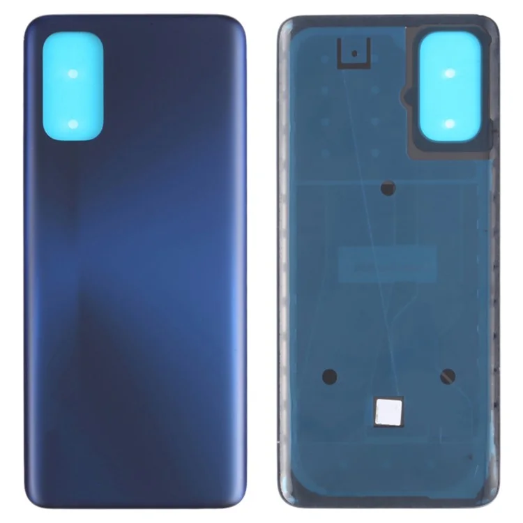 Pour Realme 7 Pro Battery Haborder la Pièce de Remplacement du Couvercle - Bleu