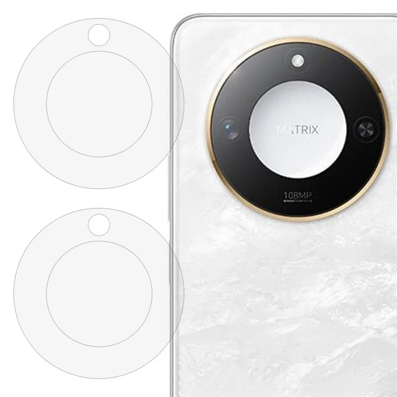 2PCS For Honor Magic8 Lite 5G / X9d 5G / X70 5G Full Coverage Camera Lens Protector 2.5D Tempered Glass Lens Film