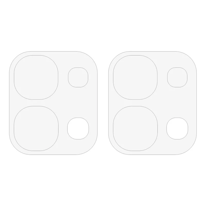 2PCS Full Coverage Camera Lens Protector for Oppo A6 Pro 5G / A6 Pro 4G / F31 5G 2.5D Tempered Glass Lens Film