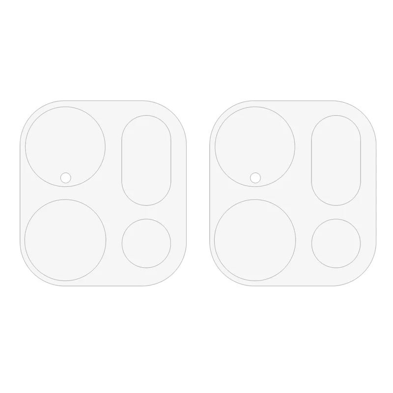 2PCS For Oppo Find X9 5G Full Coverage Camera Lens Protector 2.5D Tempered Glass Lens Film